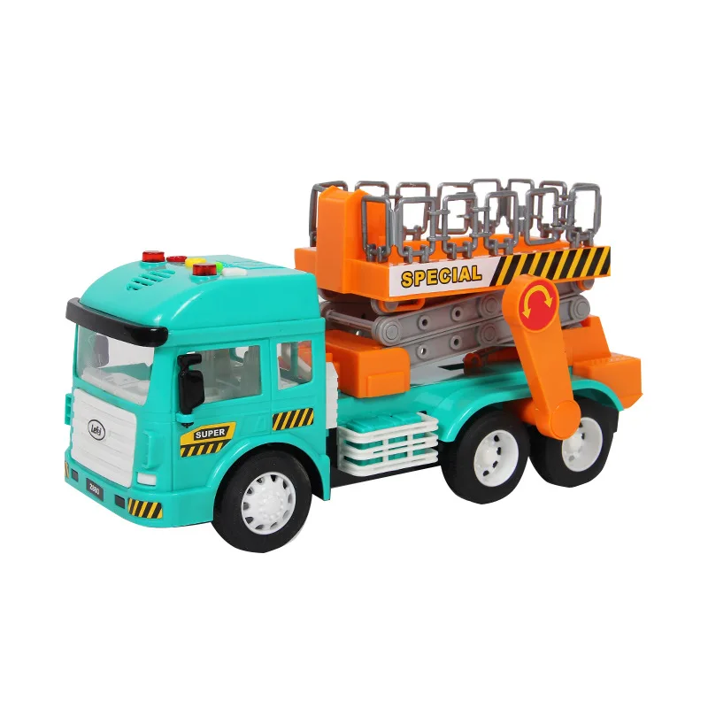 

Engineering vehicle excavator sprinkler fire ladder deformation car model engineering vehicle toy children boy