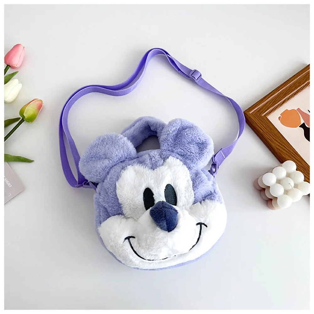 ميكي أفخم حقائب الكتف عروسة كارتون حقيبة Kawaii حقيبة كروسبودي المحمولة في الهواء الطلق حقائب الظهر هدية الكريسماس للبنين بنات