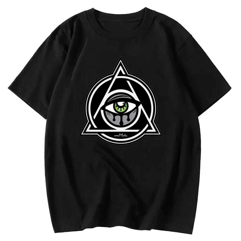 All Seeing Eye, Eye of Providence, Space, Galaxy, Sky, Gold, Freemasons Classic Tshirt Graphic Men Vintage Summer Clothes Cotton