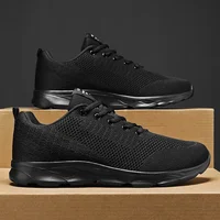 Nouvelles chaussures pour hommes, baskets décontractées respirantes, chaussures de course blanches et noires d'été, chaussures de sport légères et souples pour femmes et hommes 1