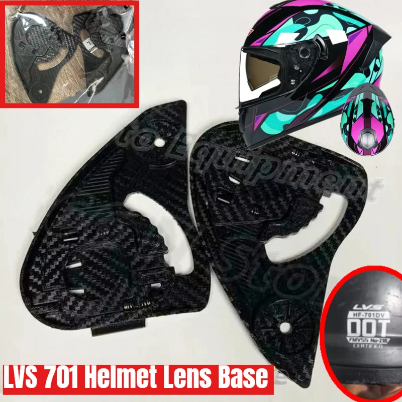 

LVS HF-701HD Original Helmet Base Screw Helmet Parts AIS Lens Buckle Flip Up Helmet LVS 701 Accessories
