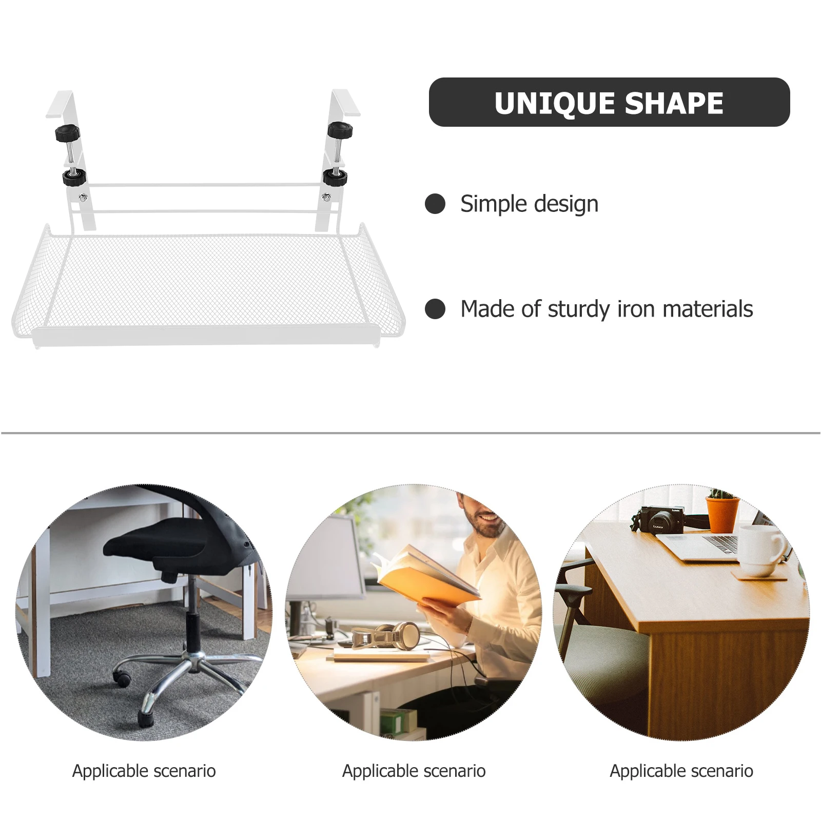

Organizers Under Table Storage Hanging Basket Baskets Desk File Document Holder