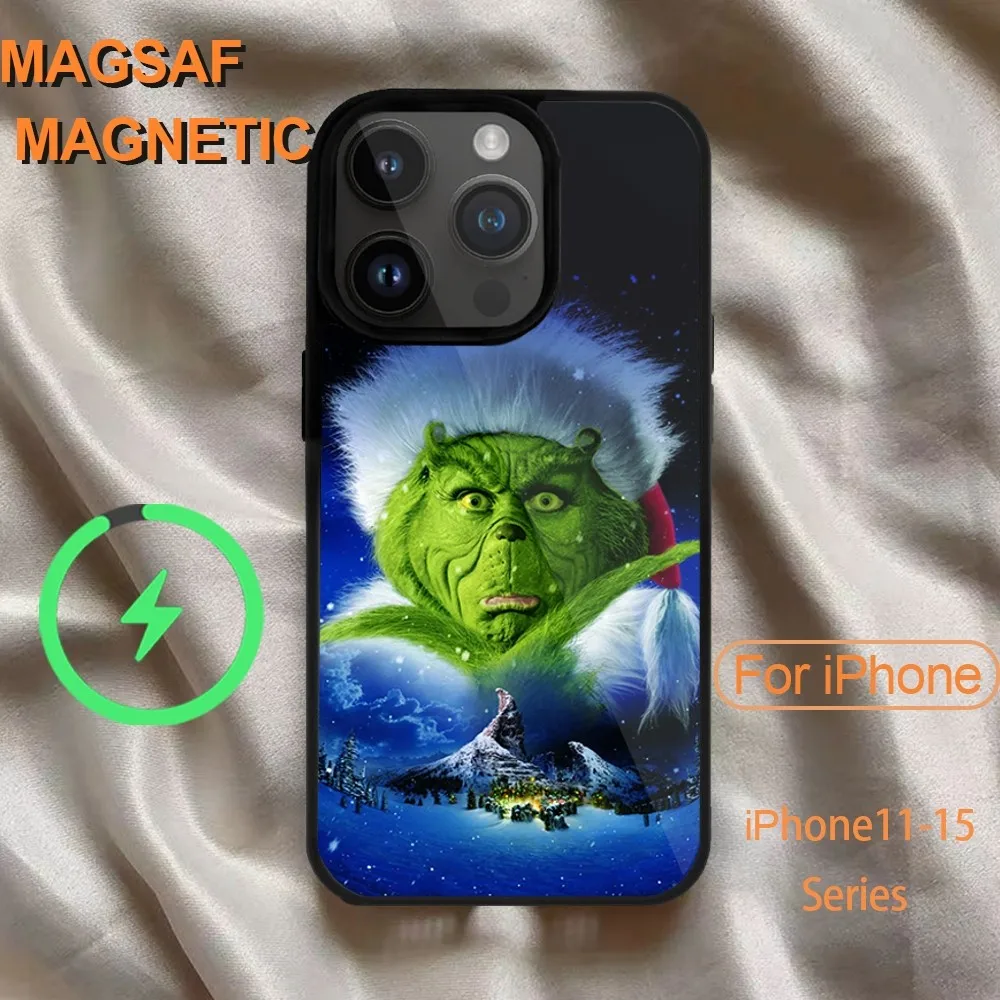 How The G-Grinch Stole C-Christmas Film  Phone Case  For iPhone 14 13 12 11 15 Pro Max Magsafe Wireless Charge Plus Mini Cover