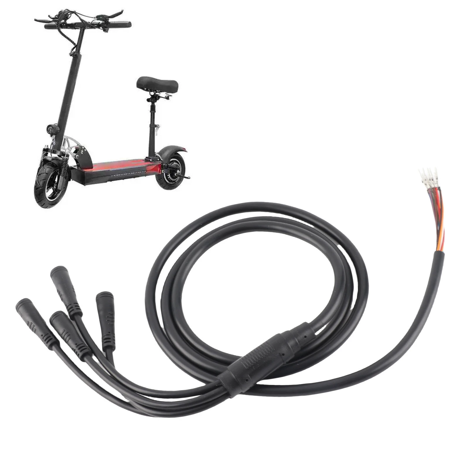 M4 프로 방수 커넥터용 전동 스쿠터 케이블 고품질 내구성 미터 스위치 브레이크 레버 제어 케이블 교체용