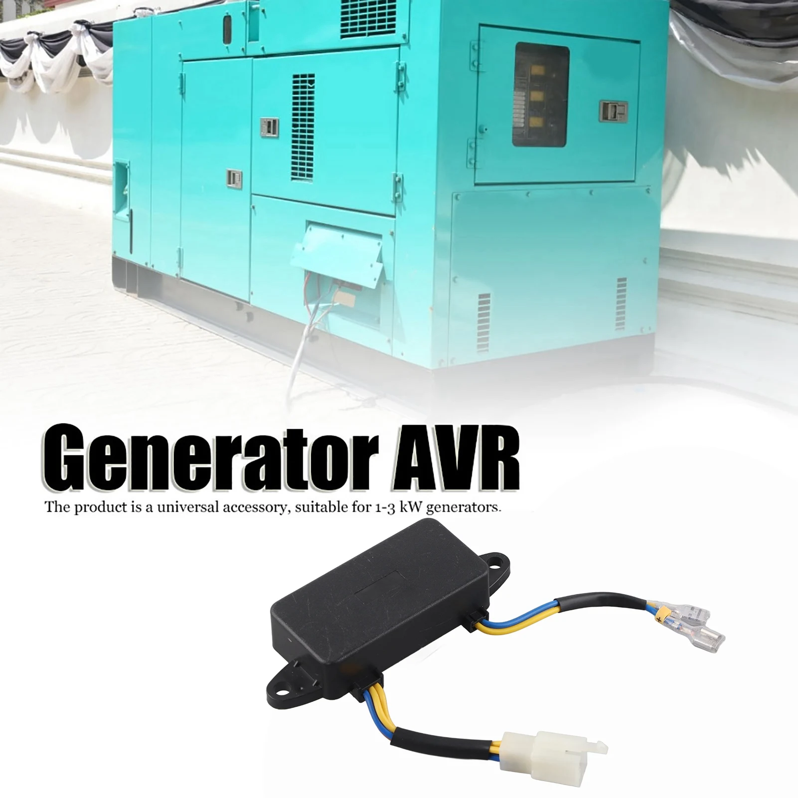 

Автоматический регулятор напряжения (AVR) 250В 220мкФ для генераторов 1-3 кВт, регулятор контроля напряжения генератора