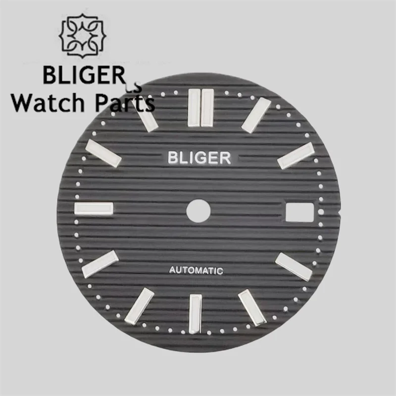 

BLIGER 29.8mm black blue brown watch dial luminous fit NH35 ETA2824 2836 Miyota 8205 8215 821A Mingzhu DG2813 3804 movement