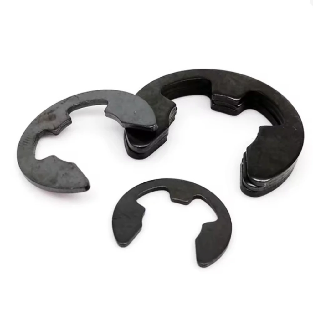 

160pcs Assortment Kit Set Box Black Manganese Steel External Retaining Ring E Clip Snap Circlip Washer for Shaft M8 M9 M10 M12