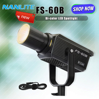 Nanlite FS-60B Bi-color LED Highbrightness Fill Light Photography Lighting 2700K-6500K with App Control for Studio Photography