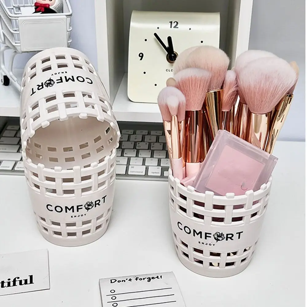 Cute Large Capacity Pen Holder Student Stationery Organizer Makeup Brush Holder Stationery Storage Tube Pen Insert