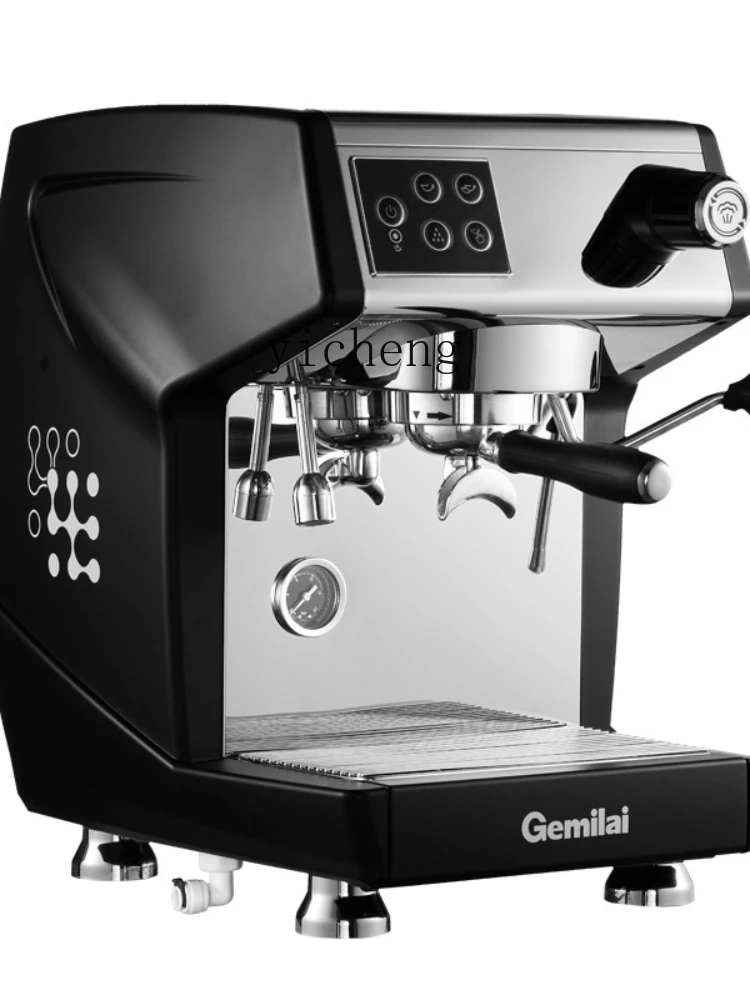 Xl  Semi-automatic Commercial Coffee Machine Freshly Ground Concentrated Milk Tea Coffee Shop Set