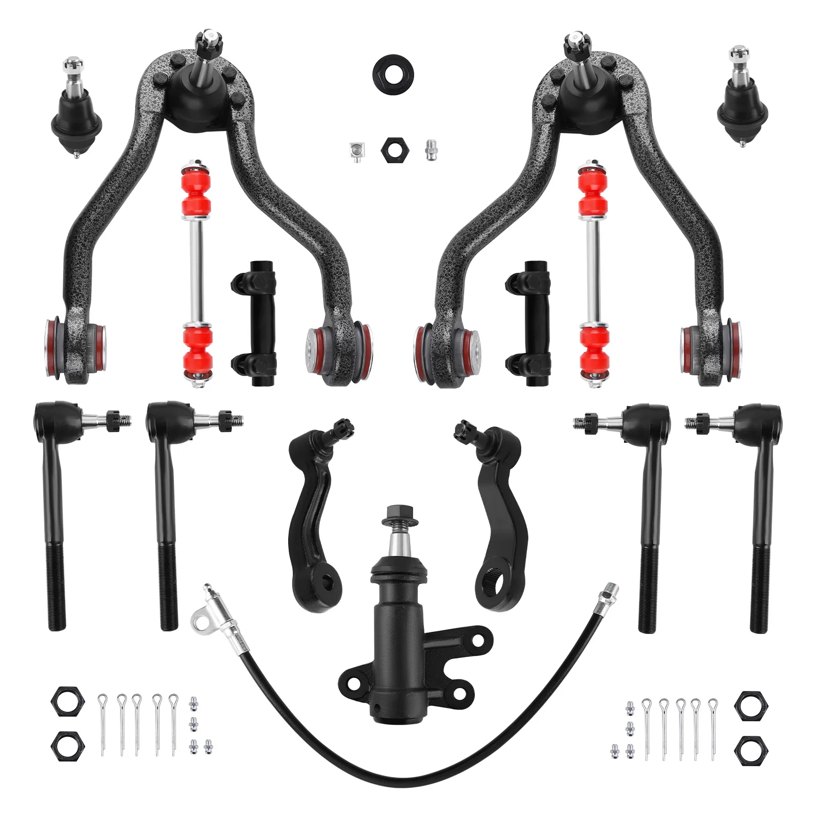 15x Front Upper Control Arms w/ PU Bushing Idler Arms for Chevy GMC for K1500 for K2500