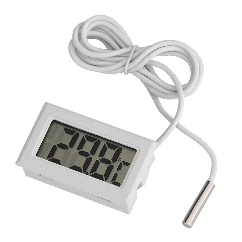 

Цифровой ЖК-термометр, датчик гигрометра, холодильник, аквариум, мониторинг, дисплей, детектор влажности, мини-удобный