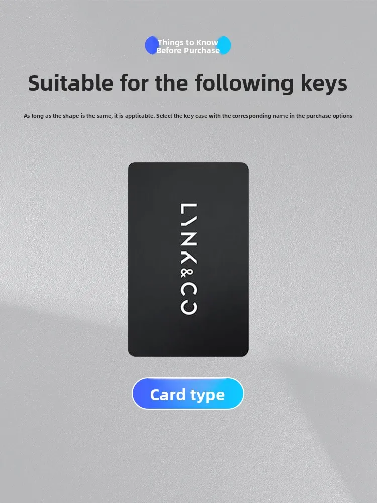 Car Alloy Card Key Shell Key Bag Cover Fob Protect Case Holder For Lynk&co 01 02 08 06 05 900 Lynk Co 07 09 03 Z20 20 10 Z10