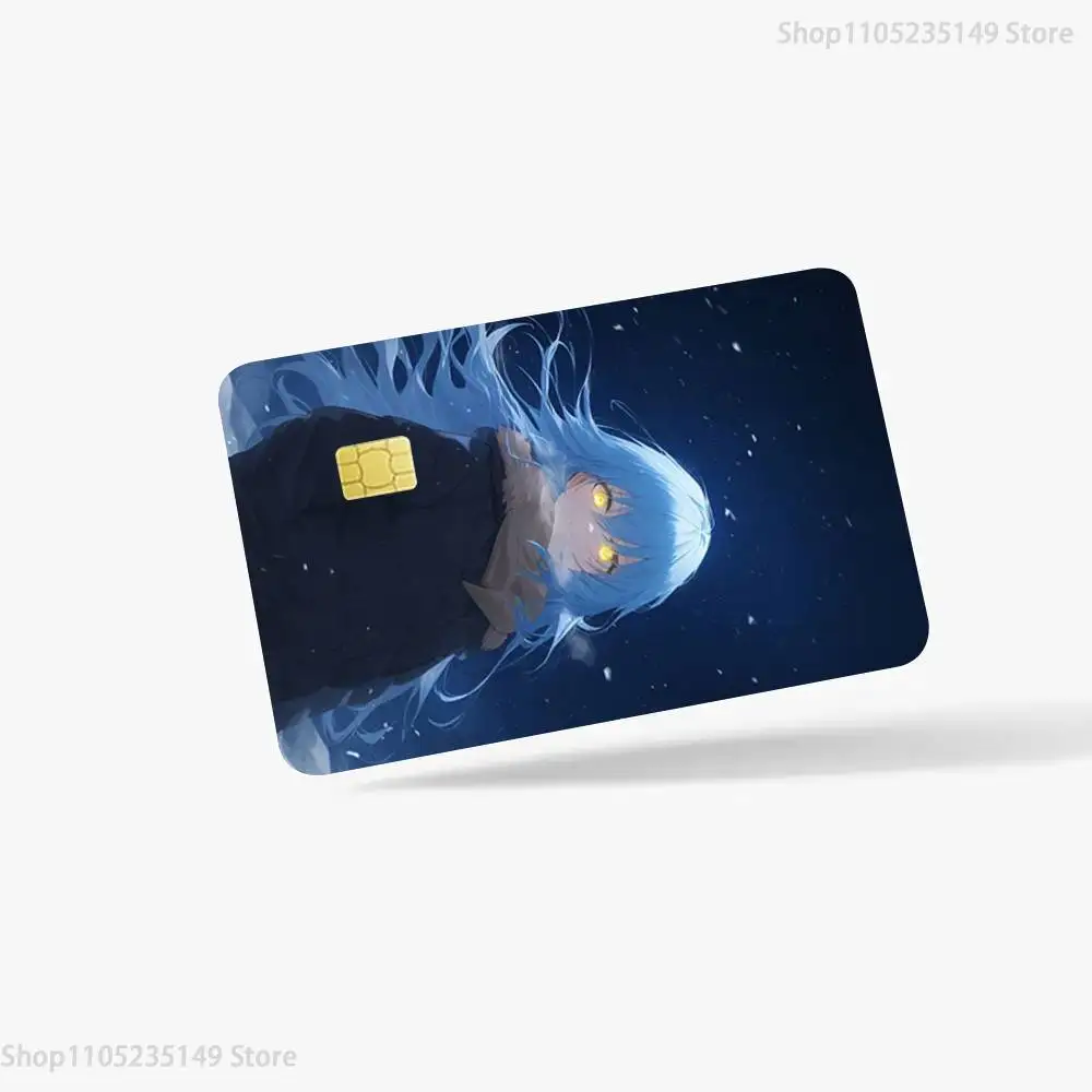 Tensei Slime Rimuru Credit Card Skin Stickers for Bank Card Bus Metro Card Sticker Waterproof Women Gift