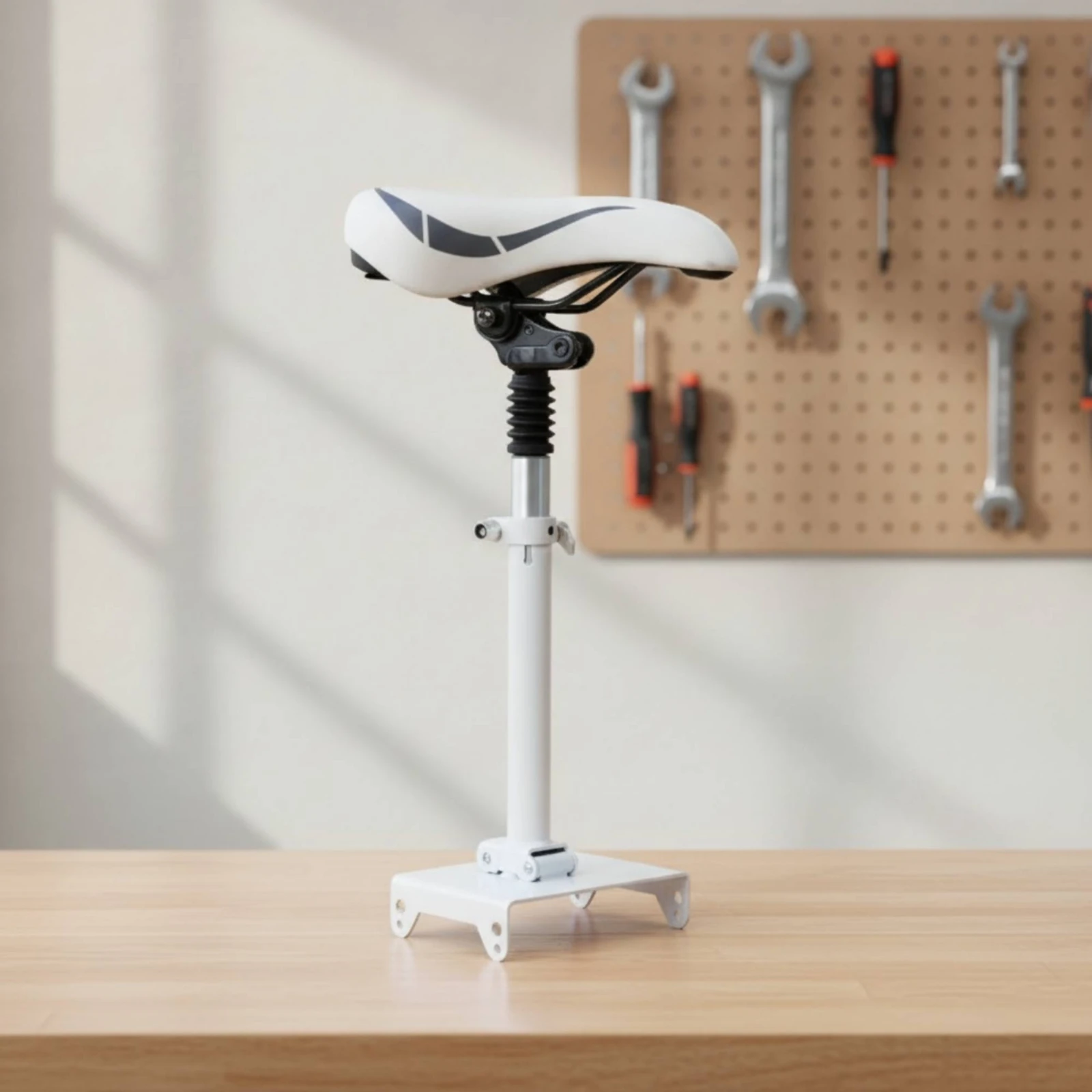 Scooter Seat Assembly Shock-Absorbing Scooter Seat with Suspension Accessory Quick-Install Compact for Commuters