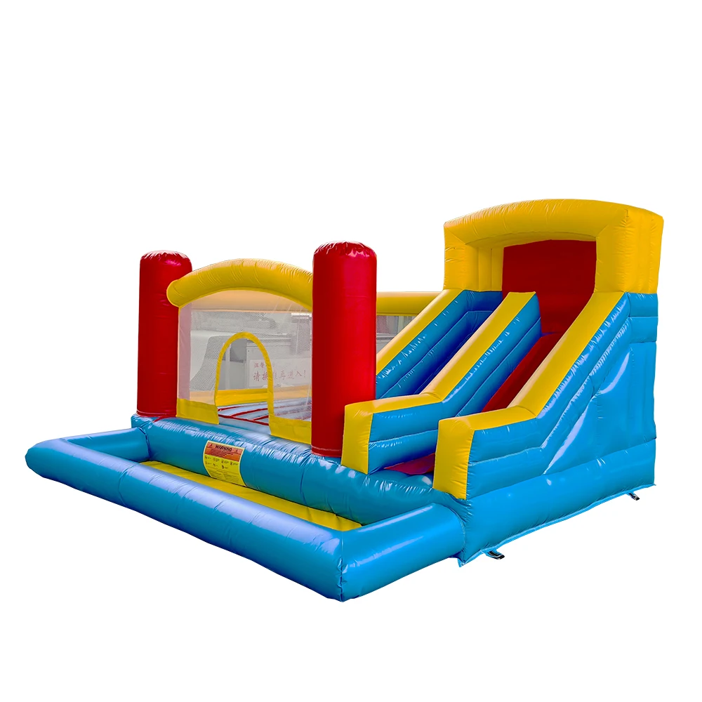 

Inflatable Bounce House with Slide and Ball Pit Combo PVC Material Custom Color & Logo Outdoor Use