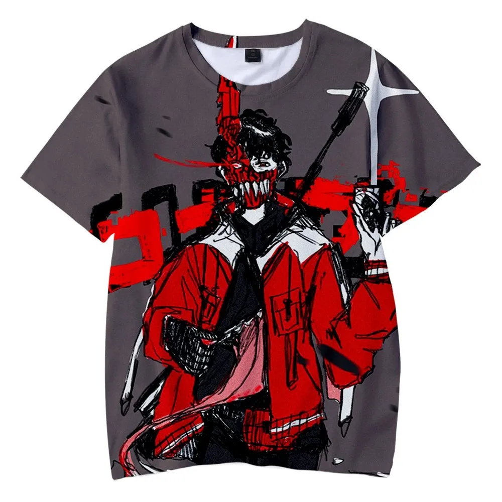 Cadáver marido tshirt 3d o-pescoço mulheres men tshirt verão manga curta harajuku streetwear 90s estrela social kawaii crianças