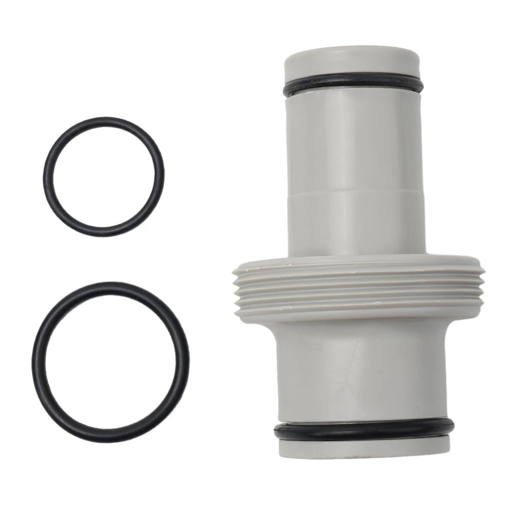 

1pc Connector For Intex Split Hose Plunger Valve Pool Leak-free Connection Parts 1.5in To 1.25in Straight Connector Accessories