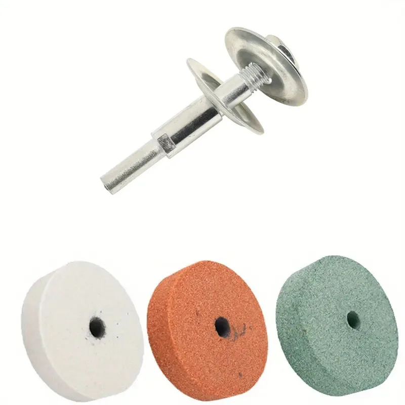 3 Inch 75mm Grinding Stone Polishing Wheel Metal Grinding Polishing Pad Buffing Wheels For Bench Grinder Metal Working
