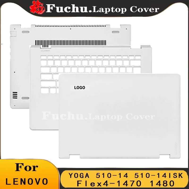 

NEW Laptop Case For Lenovo YOGA 510-14 510-14ISK 510-14AST Flex 4-1470 Flex 4-1480 LCD Back Cover/Palmrest/Bottom Case White