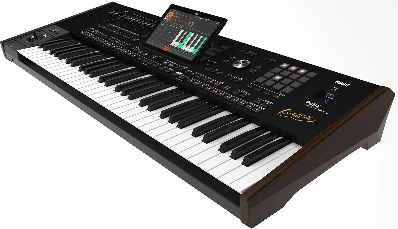 Korg Pa5X-Or61 61 Note Semi-Lestees Mp3 Harmonizer Oriental Arranger Keyboard