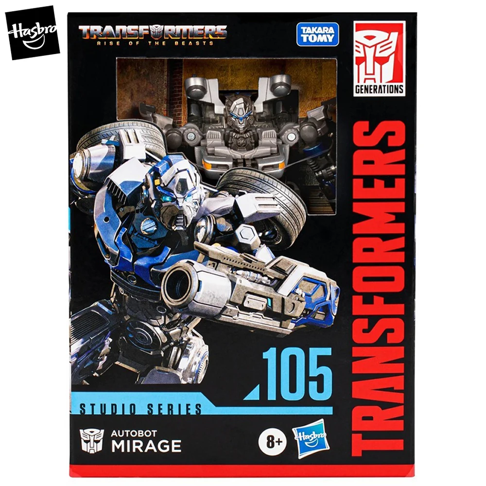 

[In Stock] Original Hasbro Transformers Studio Series SS105 Mirage Excellent Deluxe Class Action Robot Figure Model Toys