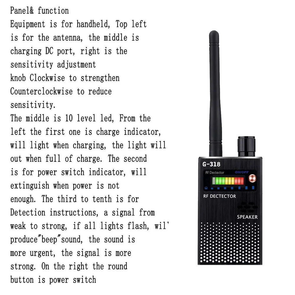 Антишпионский детектор скрытых проводов, беспроводной радиочастотный сигнал, GPS-трекер, сильный магнитный локатор, Gsm шпионские гаджеты, автомобильный GPS-трекер, детектор
