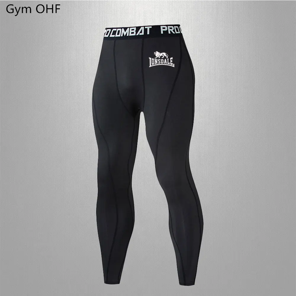 Compression Short Pants Leggings Mallas Deporte Hombre Yoga Men Sports Running Tights Gym Fitness Cycling Base Trousers Training