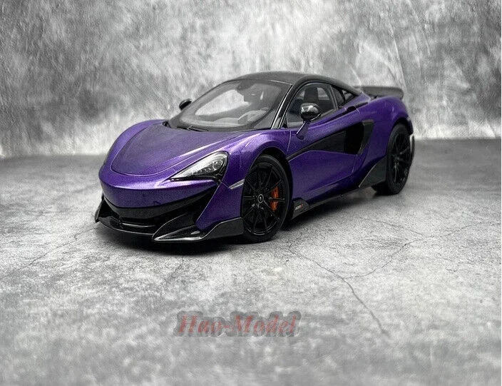 LCD 1:18 For McLaren 600lt Limited Alloy Diecast Car Model Simulation Toys Boys Birthday Gifts Hobby Display Collection Purple