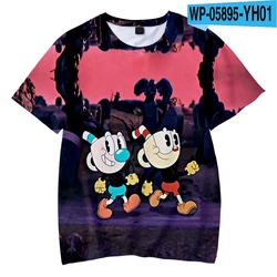 The Cuphead Show T Shirt 3D Print T-shirt Men Woman Short Sleeve Kids T Shirts Streetwear Harajuku Unisex Clothing