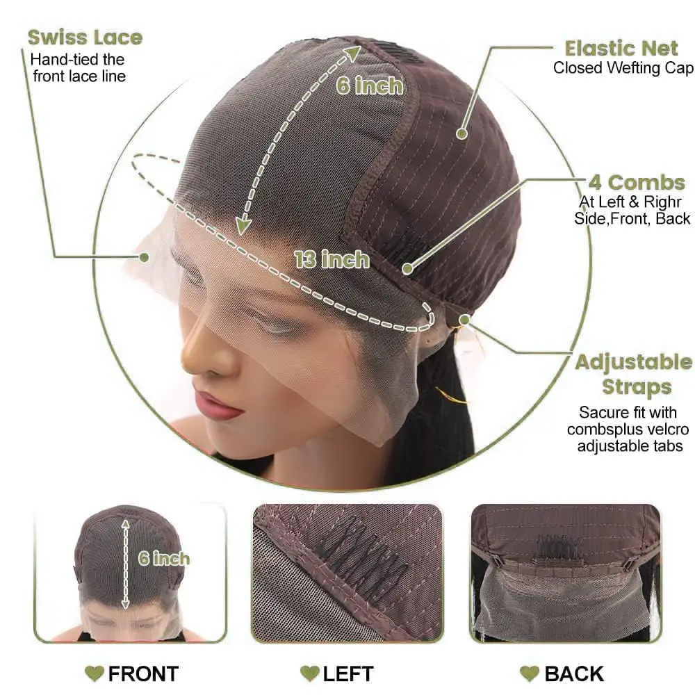 30インチ、40インチのボディウェーブ人毛ウィッグ、密度200%、13x4、13x6 HD透明レースフロントウィッグ、プレプラッキング済みブラジル人毛ウィッグ