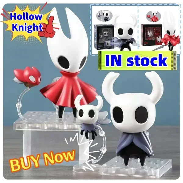 

IN Stock Game Hollow Knight Anime Character Hollow Knight PVC Action Character Collection Model Christmas Gift Thanksgiving