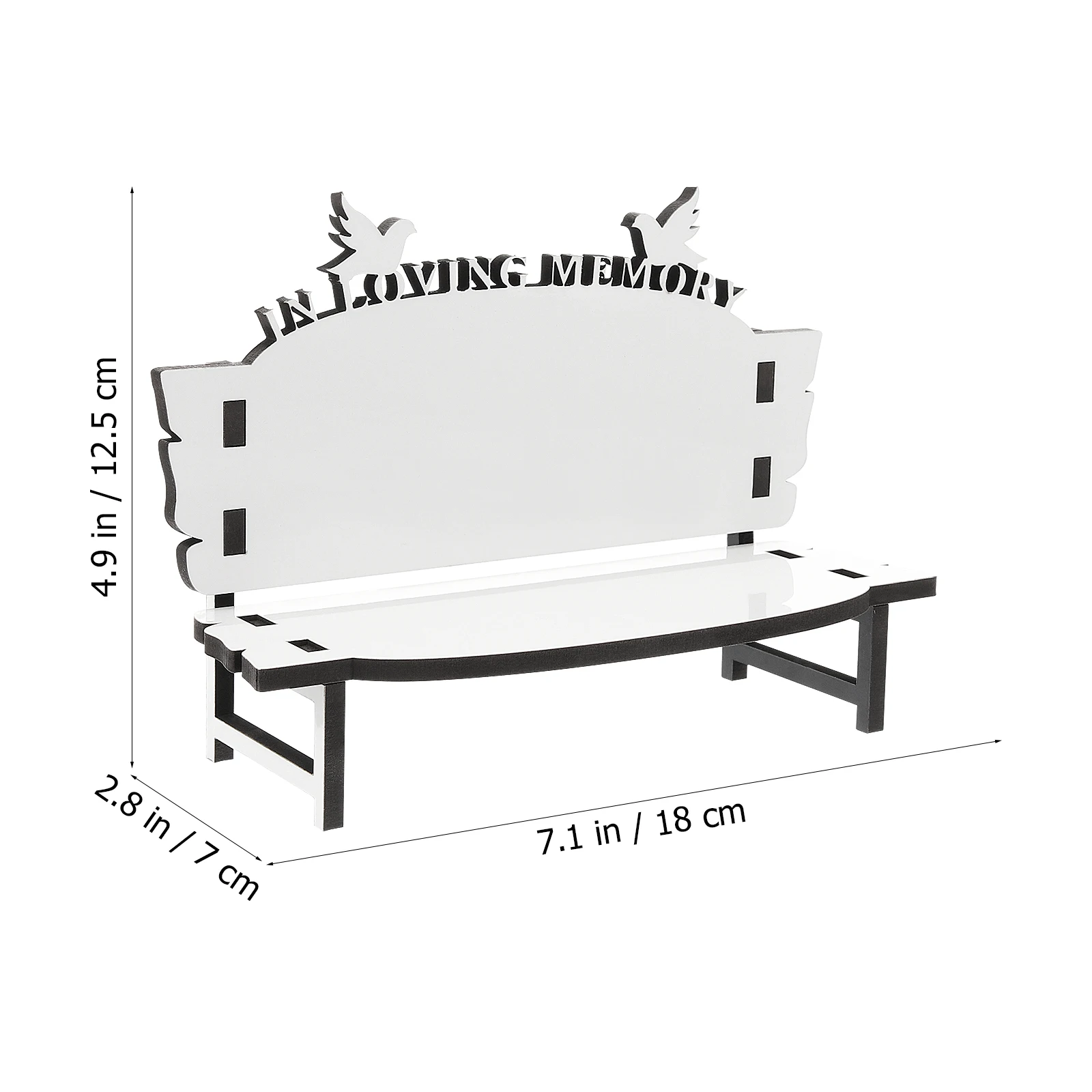 

Diy Chair Ornament Blank Wood Heat Transfer Craft Sublimation Decoration Table Centerpiece Unfinished Wooden Chair For