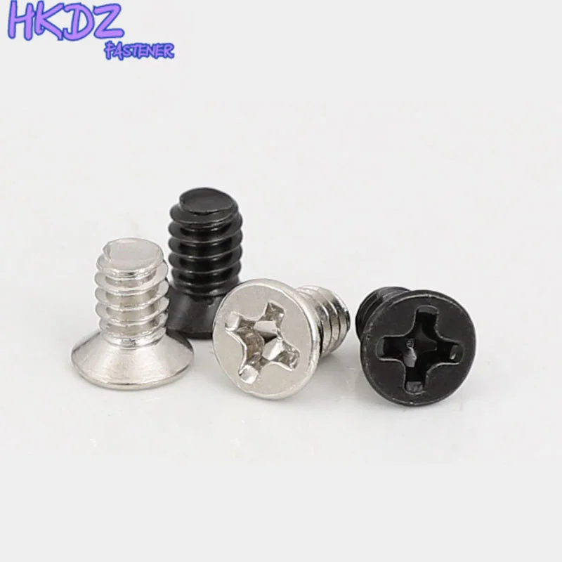 6-32*6 countersunk head Screw 6-32 Thread Phillips Bolt Motherboard Mounting Screws Computer PC Case 3.5