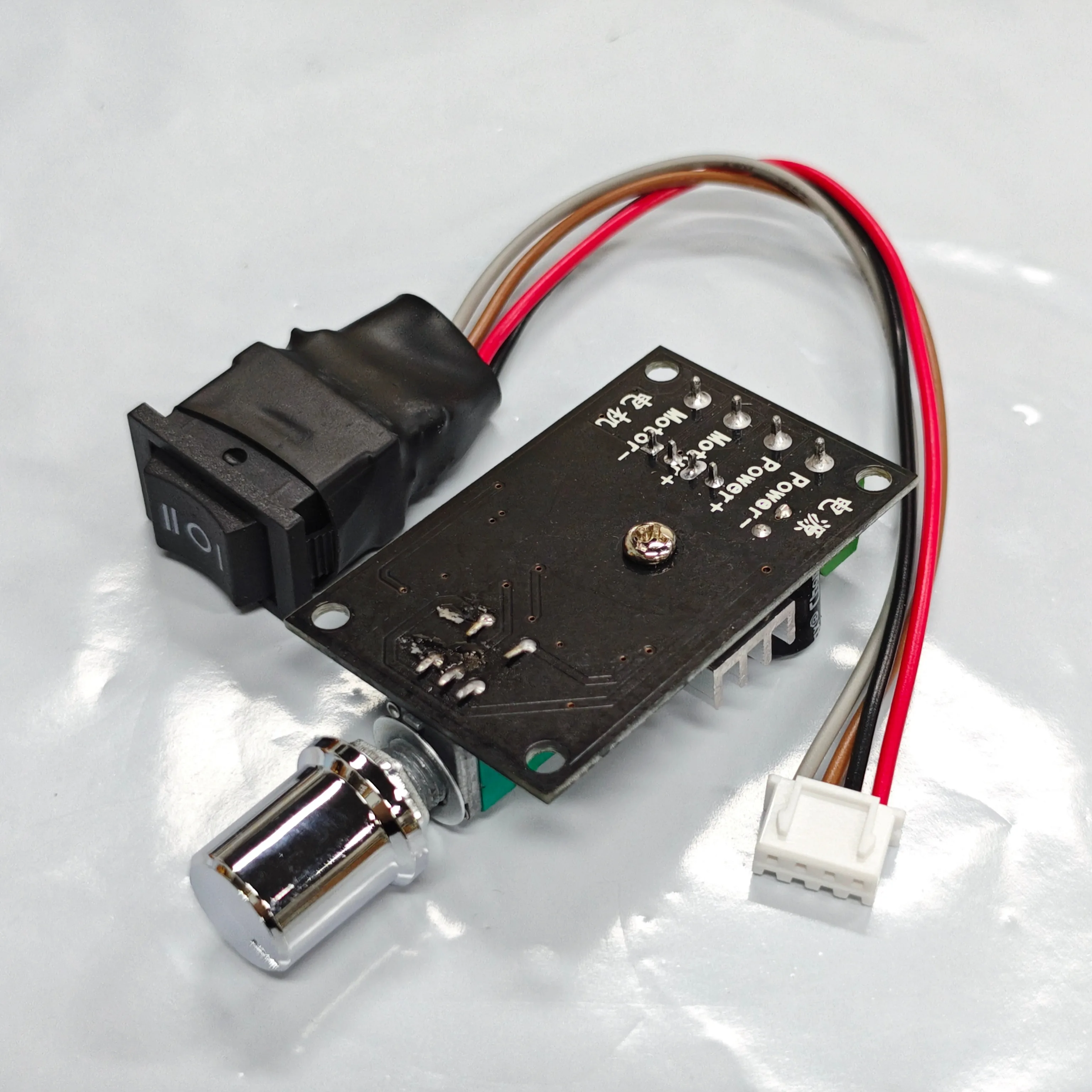 PWM 1203BB 80W Speed DC Motor Speed Controller Adjustable Reversible Pulse Forward and Reverse Control Switch Button 120