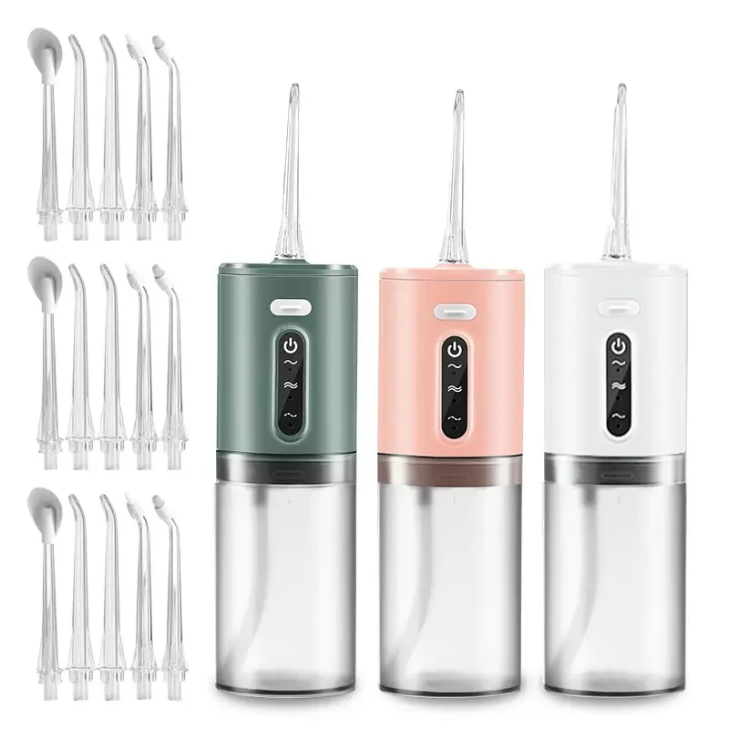 Hot sell Water Flosser Professional For Teeth Gums Braces Dental Care Electric Power With Settings Tips For Multiple Users