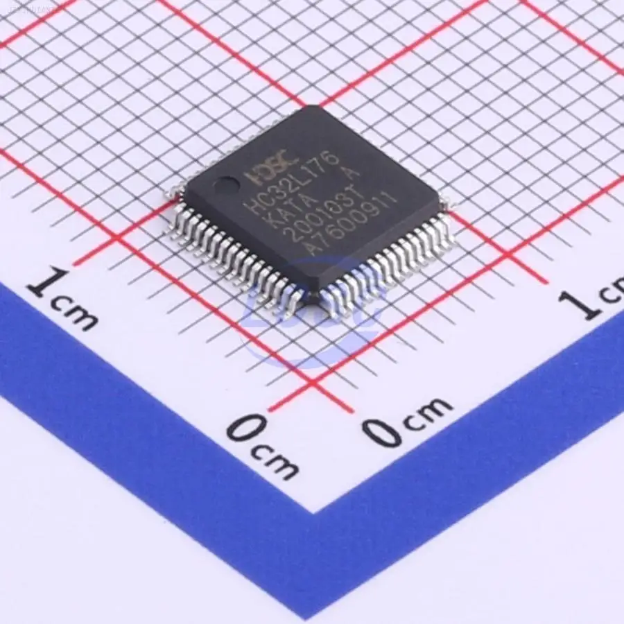 1PCS HC32L176KATA-LQ64 128KB 16KB FLASH 56 1.8V~5.5V ARM-M0 48MHz LQFP-64(7x7) Microcontrollers (MCU/MPU/SOC) ROHS