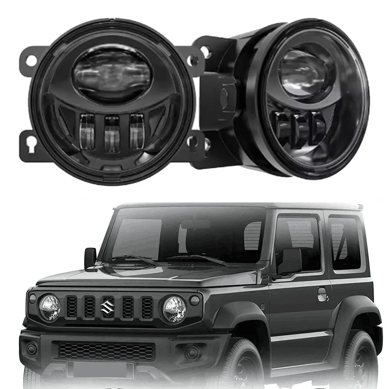 LED Fog Lights For Suzuki SX4 2008-2012 Grand Vitara 2006-2012 Swift XL7 Splash Jimny Ignis II FJ Closed Front Bumper Led Lamp