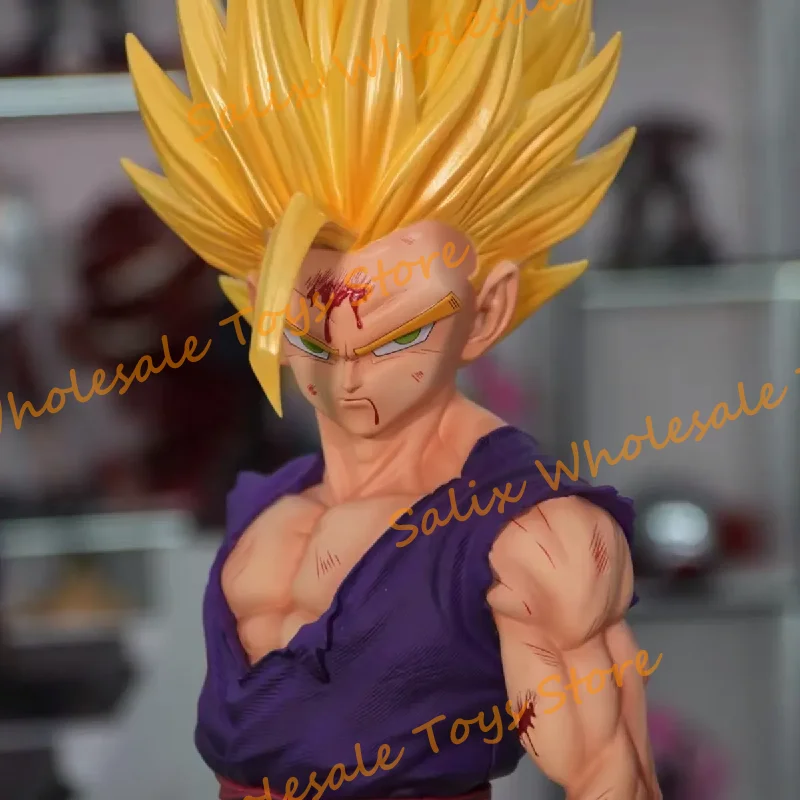 In Stock JT Statue 45cm 1/4 Dragon Ball Z Son Gohan Figure Gohan Super Saiyan Anime Figure Pvc Statue Collection Model Gifts Toy - view 5