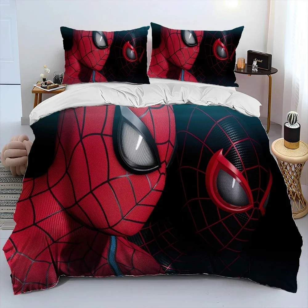 Spiderman Bedding Set Bed Cover Universal,Disney Irons Mans Children Bed Linen,Cartoon Anime Bed Linen,Duvet Cover and Pillowcas