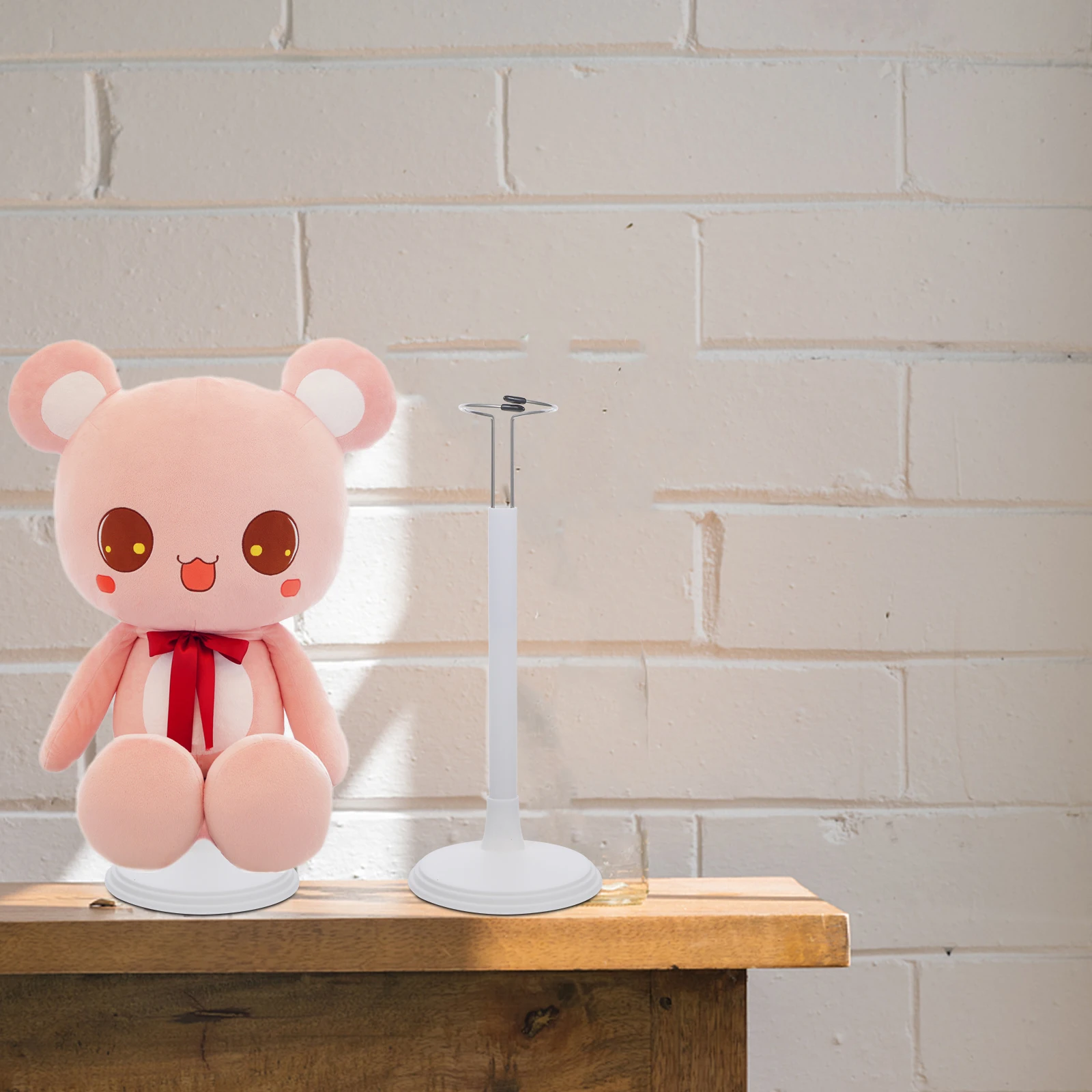 Display per supporto per figurine con staffa per telaio di supporto da 4 pezzi per supporto per modello di peluche