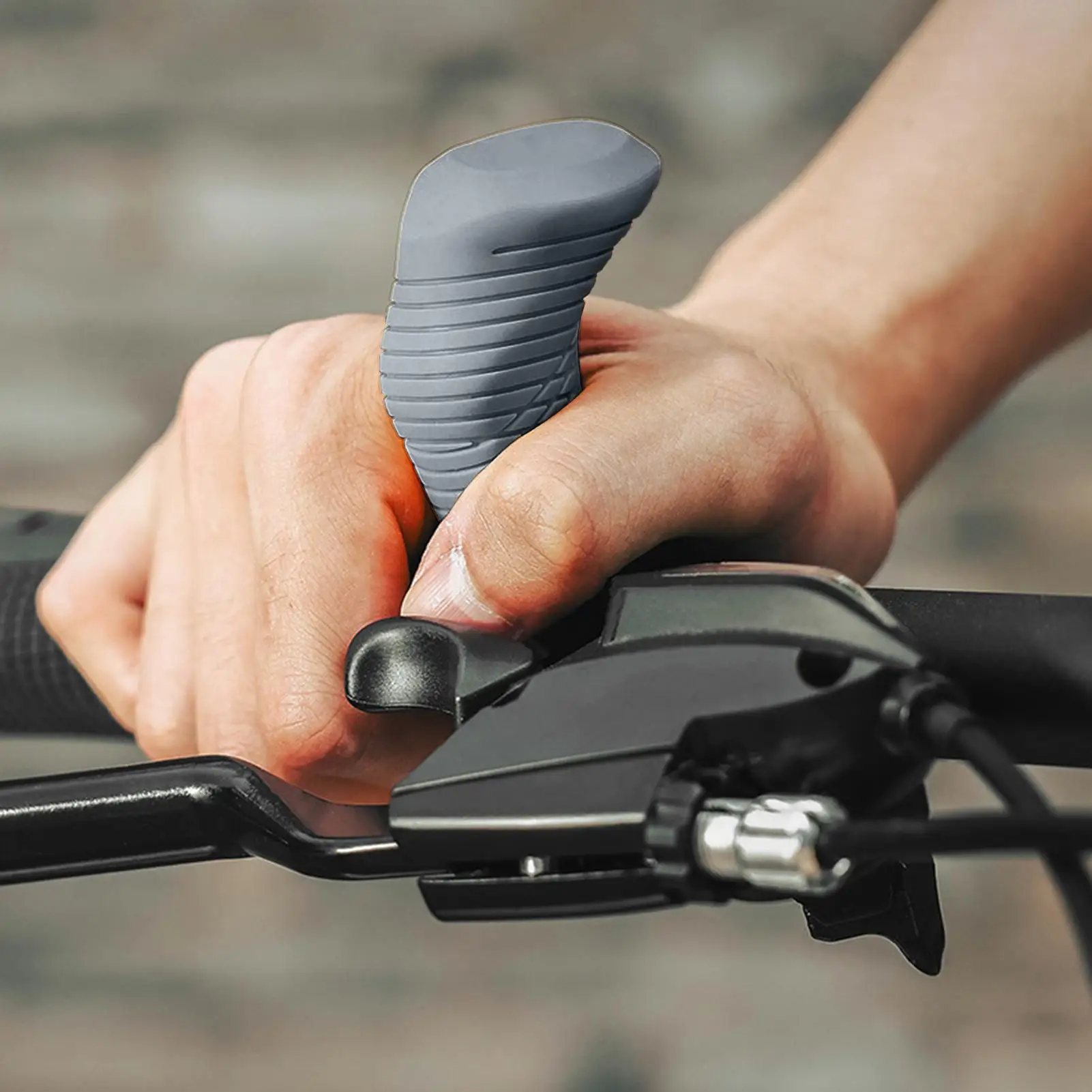 

Велосипедные ручки для руля, велосипедные ручки для большого пальца, эргономичные аксессуары для отдыха, большой палец для дороги, горного, дальнего велосипеда, Dirtbike