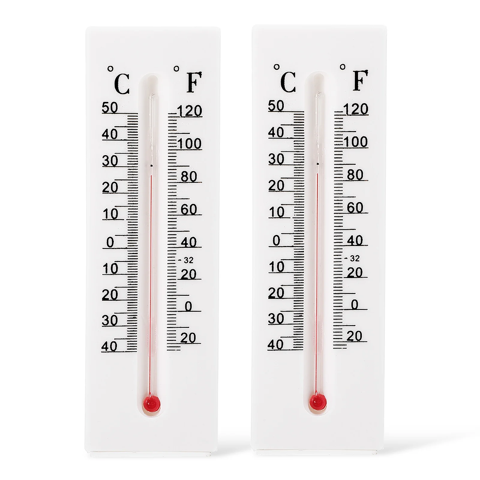 2 pcs Hider Storage Decorative Outdoor Thermometer Clever Hide A Key Outside Key Storage Decorative Wall Mount Safe Box