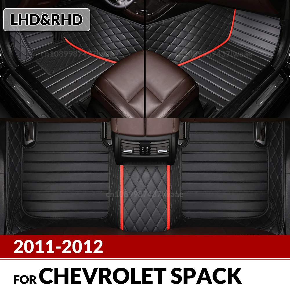 

Car floor mats for Chevrolet Spack 2011 2012 Custom auto foot Pads automobile carpet cover Interior Accessories