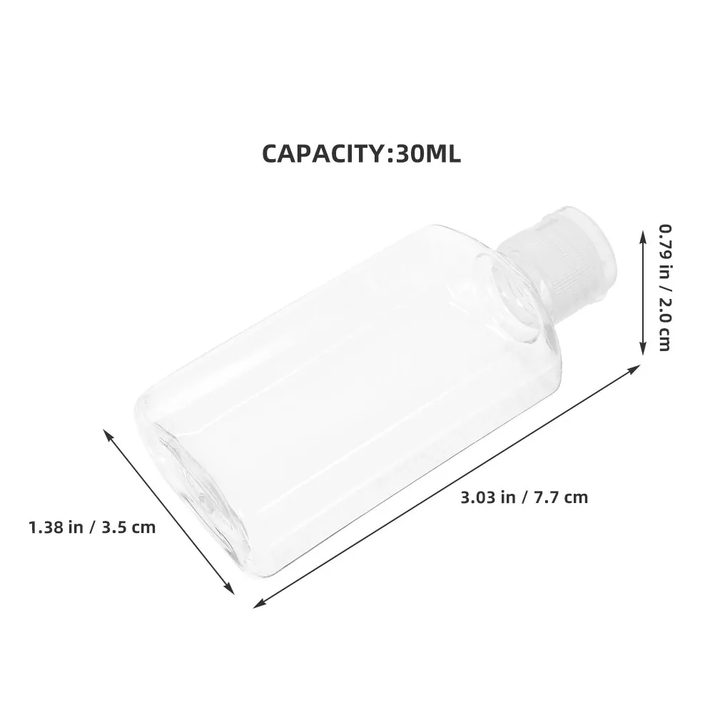 Empty Lotion Bottles with Pump Sealer Dispenser Travel Label Windows Leak Proof for Shampoo