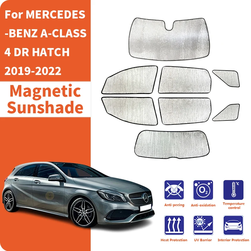 

Солнцезащитные шторки для автомобильных окон, защита от ультрафиолета, аксессуары для MERCEDES-BENZ A-CLASS V177 4DR HATCH 2019-2022