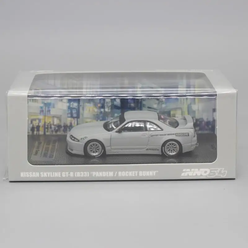 Inno 1:64 Skyline R33 GT-R Diecast Model Car Kids Toys Gift