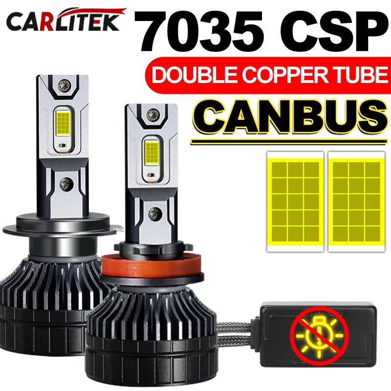 

H7 H4 H1 H3 Светодиодная автомобильная фара Canbus без ошибок H8 H9 H11 9005 HB3 9006 HB4 9012 HIR2 Светодиодная противотуманная фара Супер яркая 9054 CSP