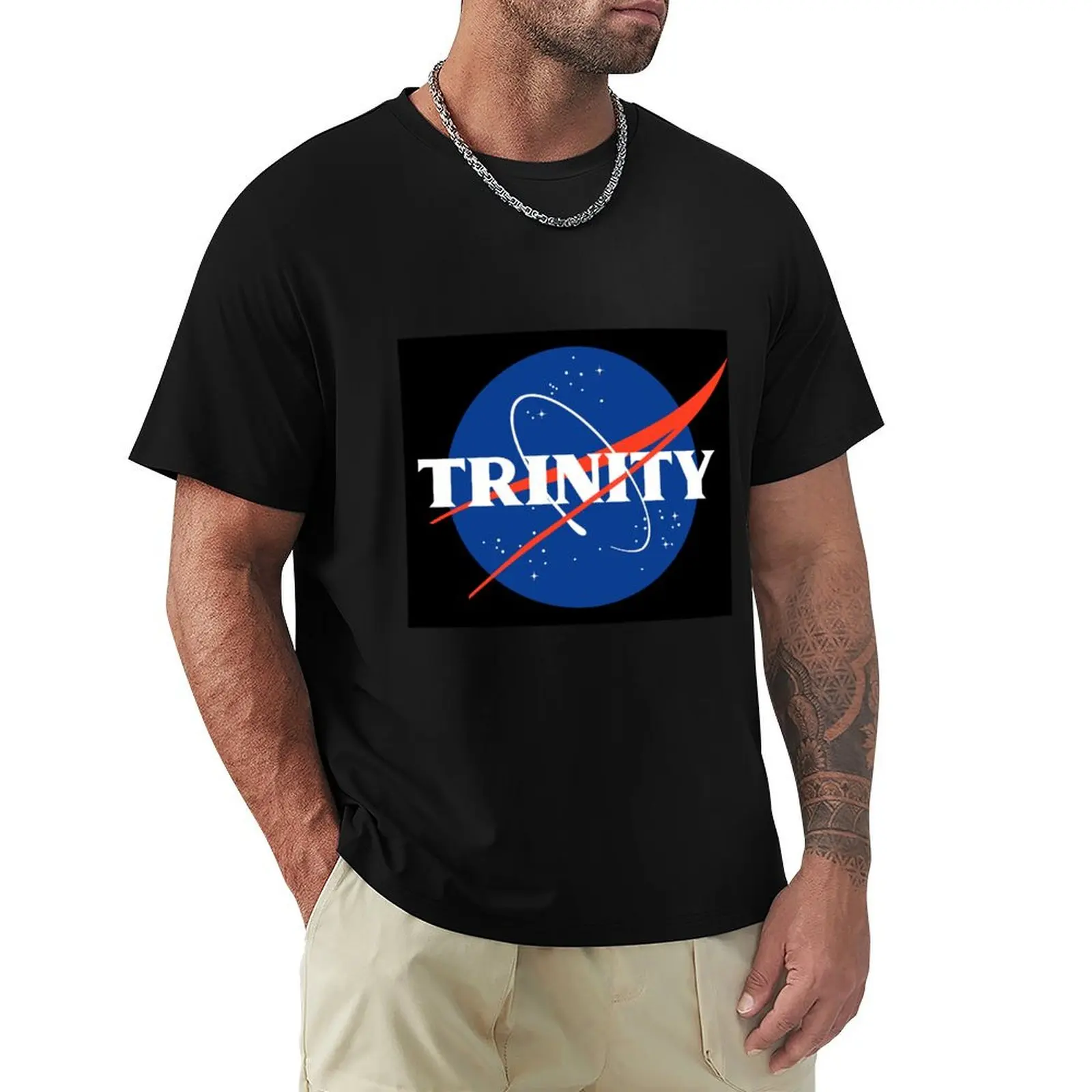 

Space Trinity T-Shirt summer top topping men t shirts high quality