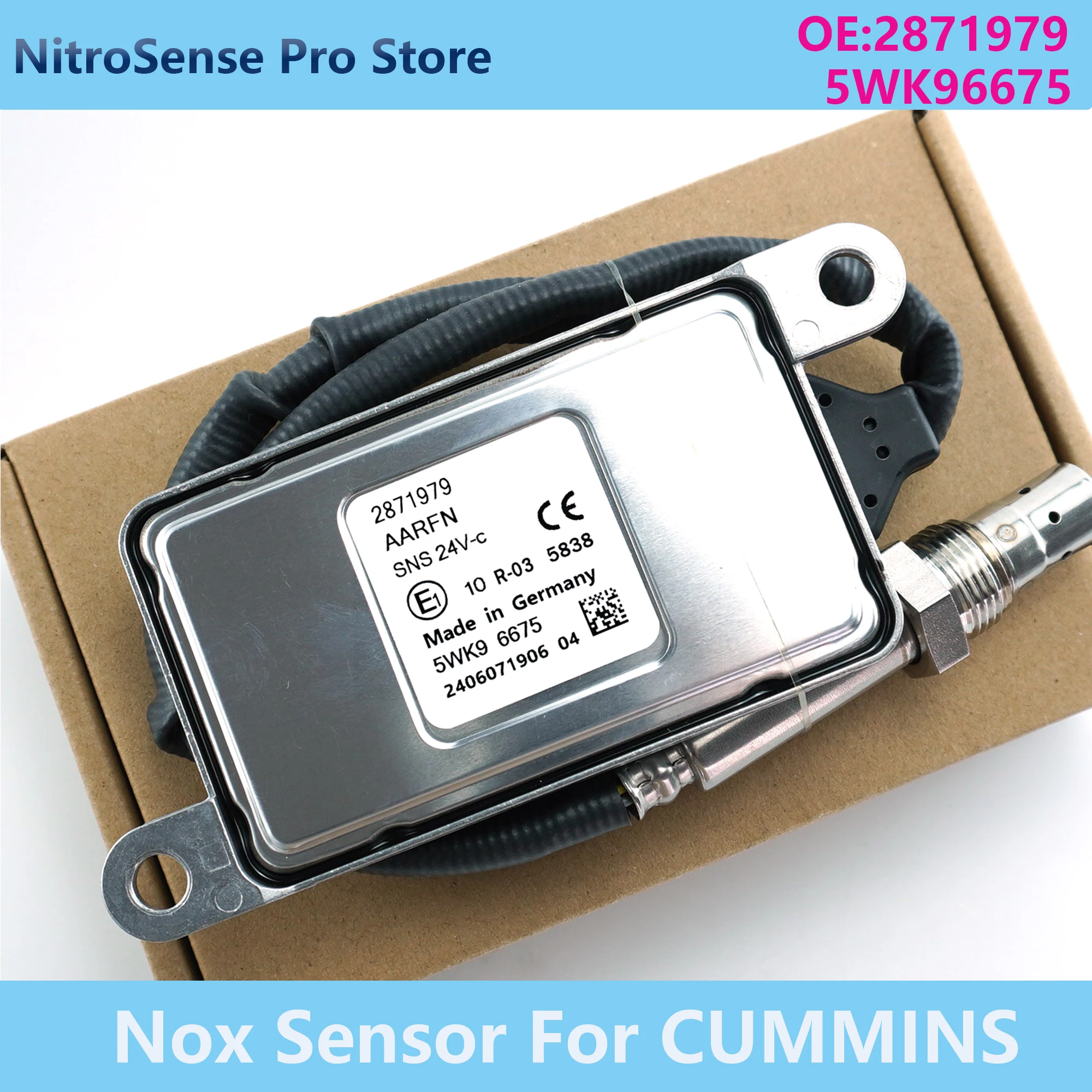 

5WK9 6675 2871979 5WK96675 NEW Nitrogen Oxide Sensor for Cummins Engine Fits DAF EURO5/6 LF45/55